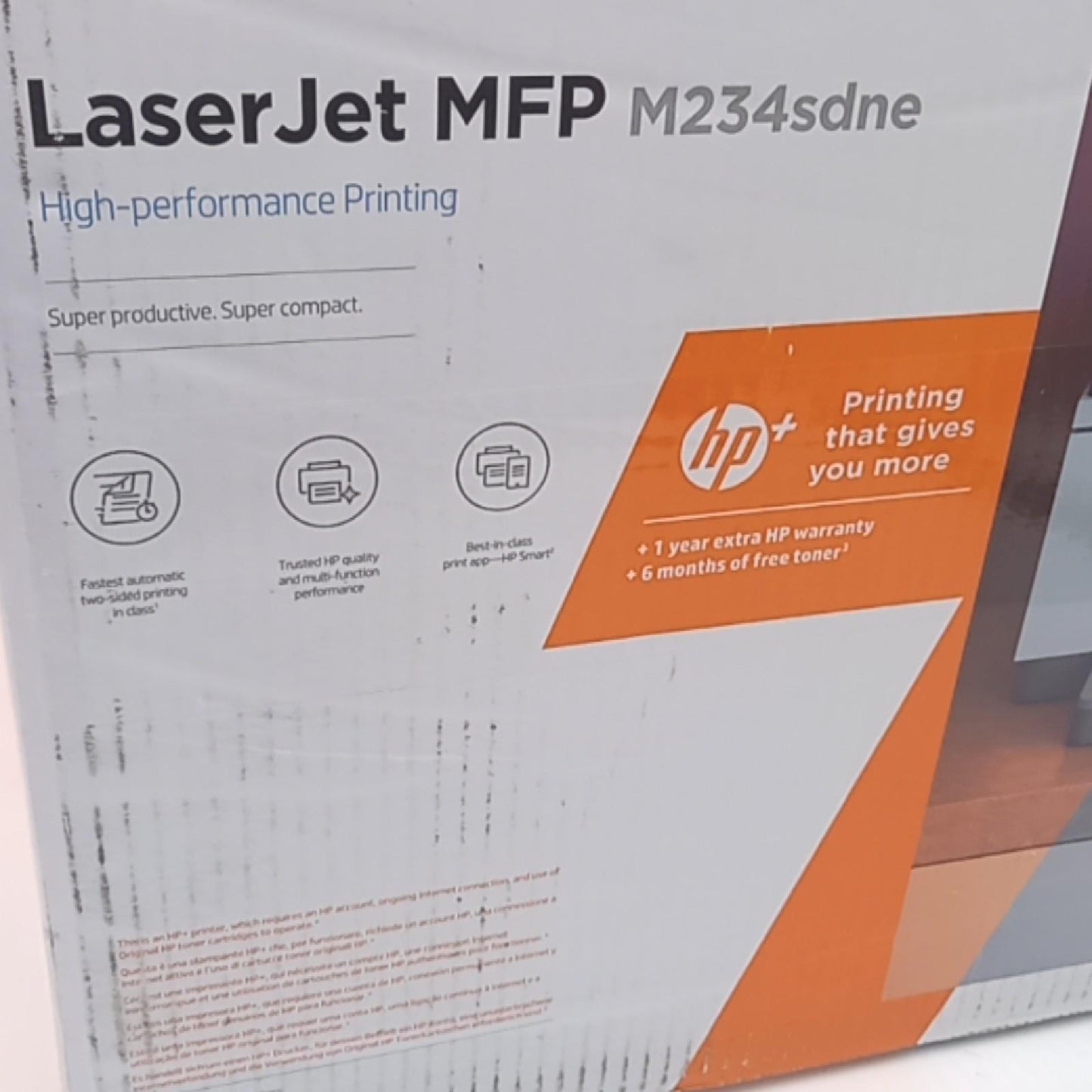 Hp Multifunktionslaserdrucker Büroausstattung Laserjet Mfp M234sdne Eff