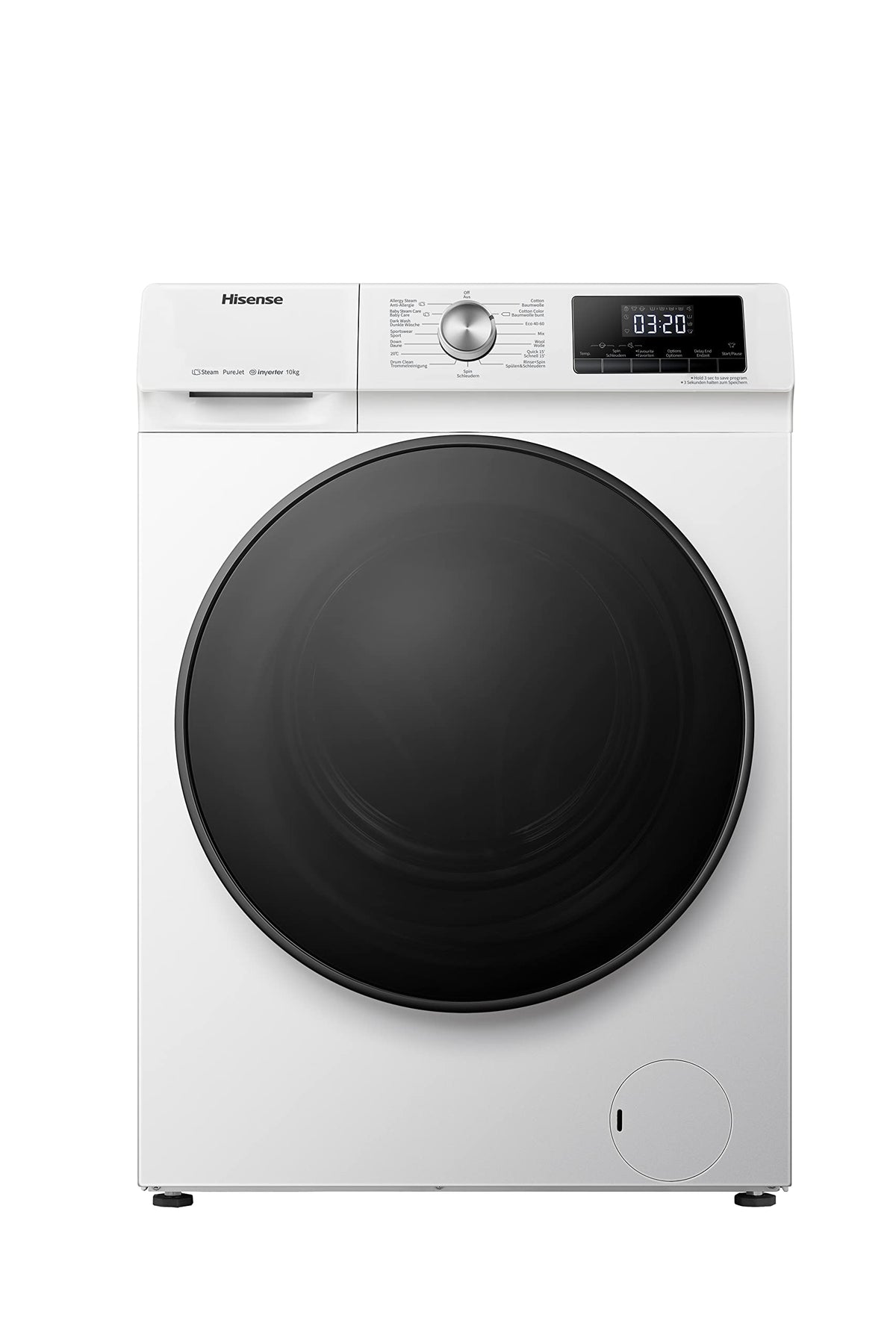 HISENSE Waschmaschine WFQA1014EVJM, 10 kg, weiß