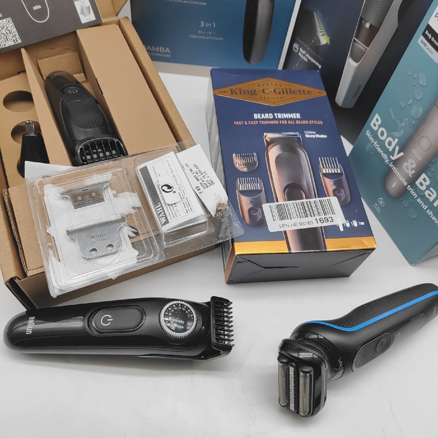 Rasierer Trimmer Braun Philips Haarschneider DEFEKT FÜR BASTLER