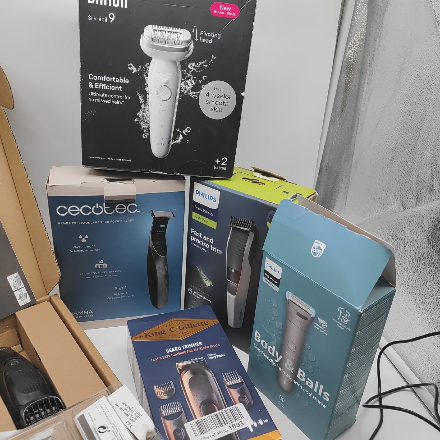 Rasierer Trimmer Braun Philips Haarschneider DEFEKT FÜR BASTLER