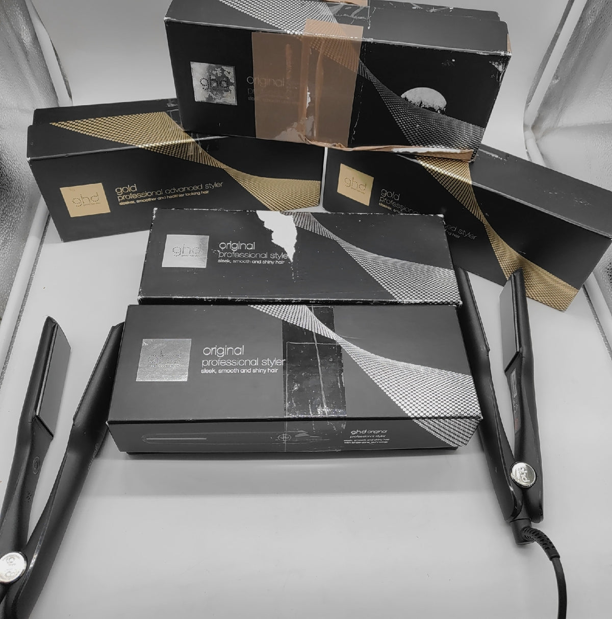 GHD Glätteiesen Haarglätter 7 Stück defekt für Bastler