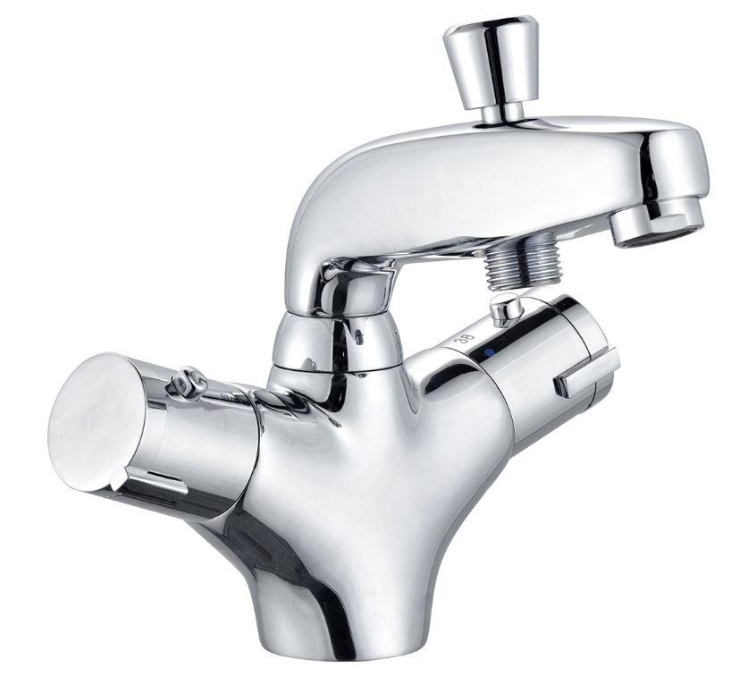 Rousseau Thermostat Armatur Badarmatur Wolga 2 MTRO für Wannenfüll