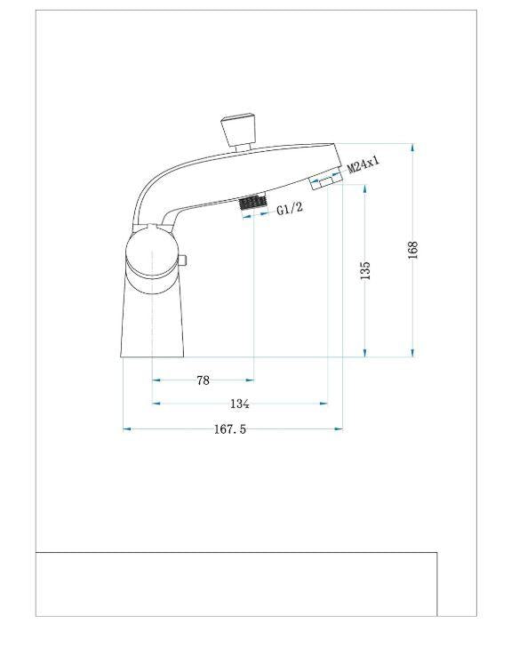 Rousseau Thermostat Armatur Badarmatur Wolga 2 MTRO für Wannenfüll